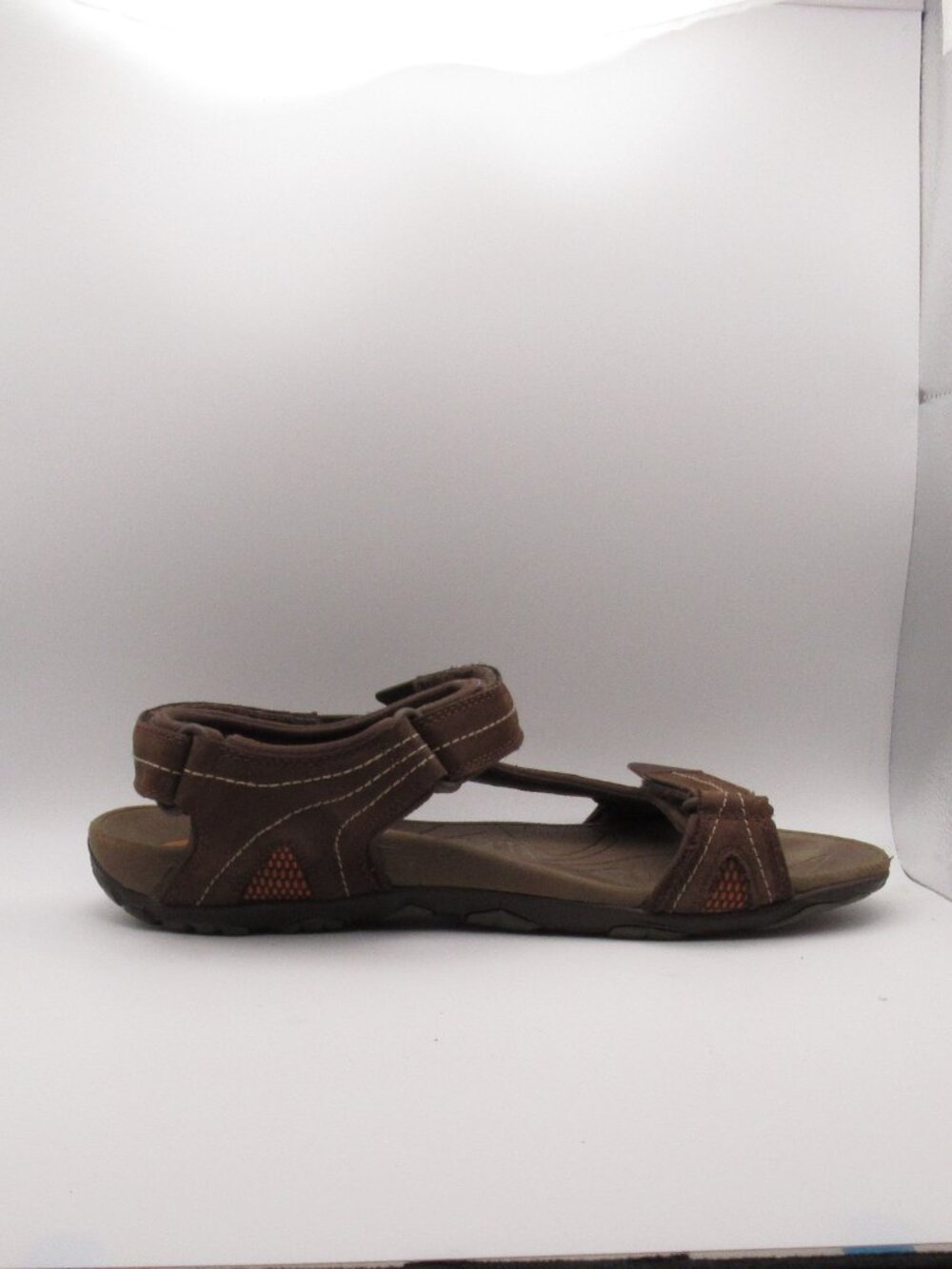 Vionic Brown Boyes Men's Leather Strap Sandals Size 11 - Picture 9 of 14